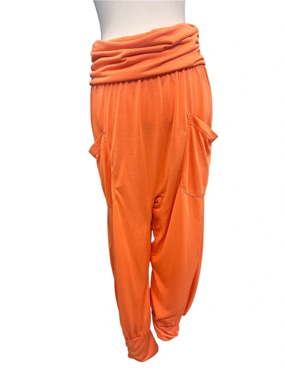Free People FP Movement Victory Harem Pants Orange Joggers Small